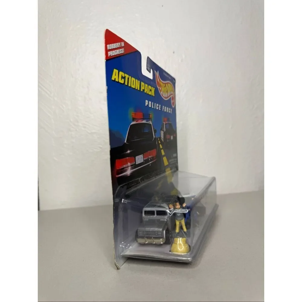Hot Wheels 1996 Action‎ Pack Police Force Robbery in Progress Set NEW